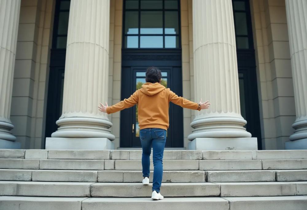 Bank entrance